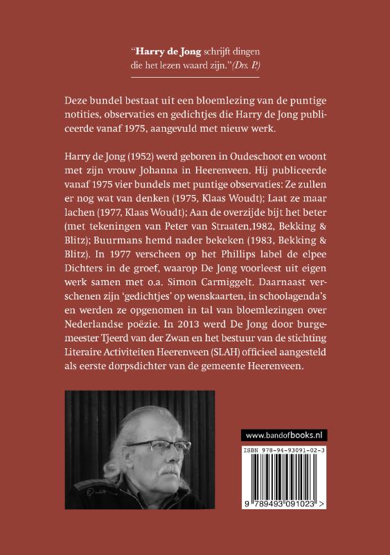 Achterkant van Alsof doodgaan doodgewoon is
