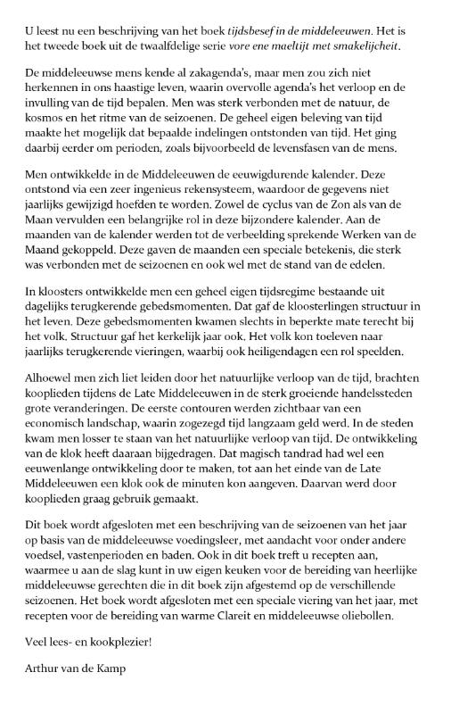 Achterkant van tijdsbesef in de middeleeuwen