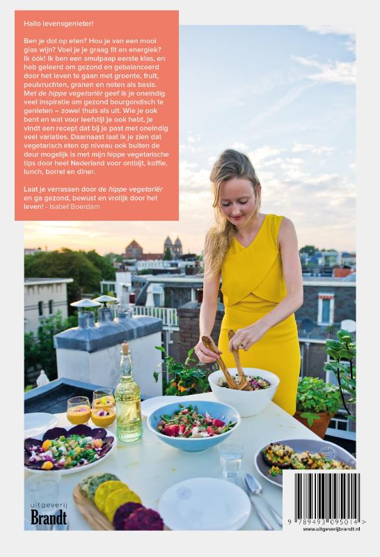 Achterkant van De hippe vegetariër