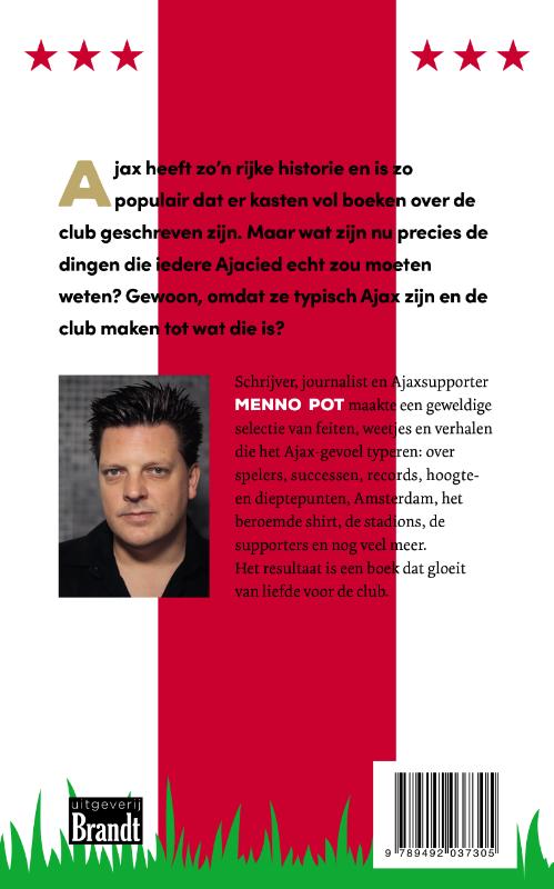 Achterkant van 101 dingen die je weten moet over Ajax