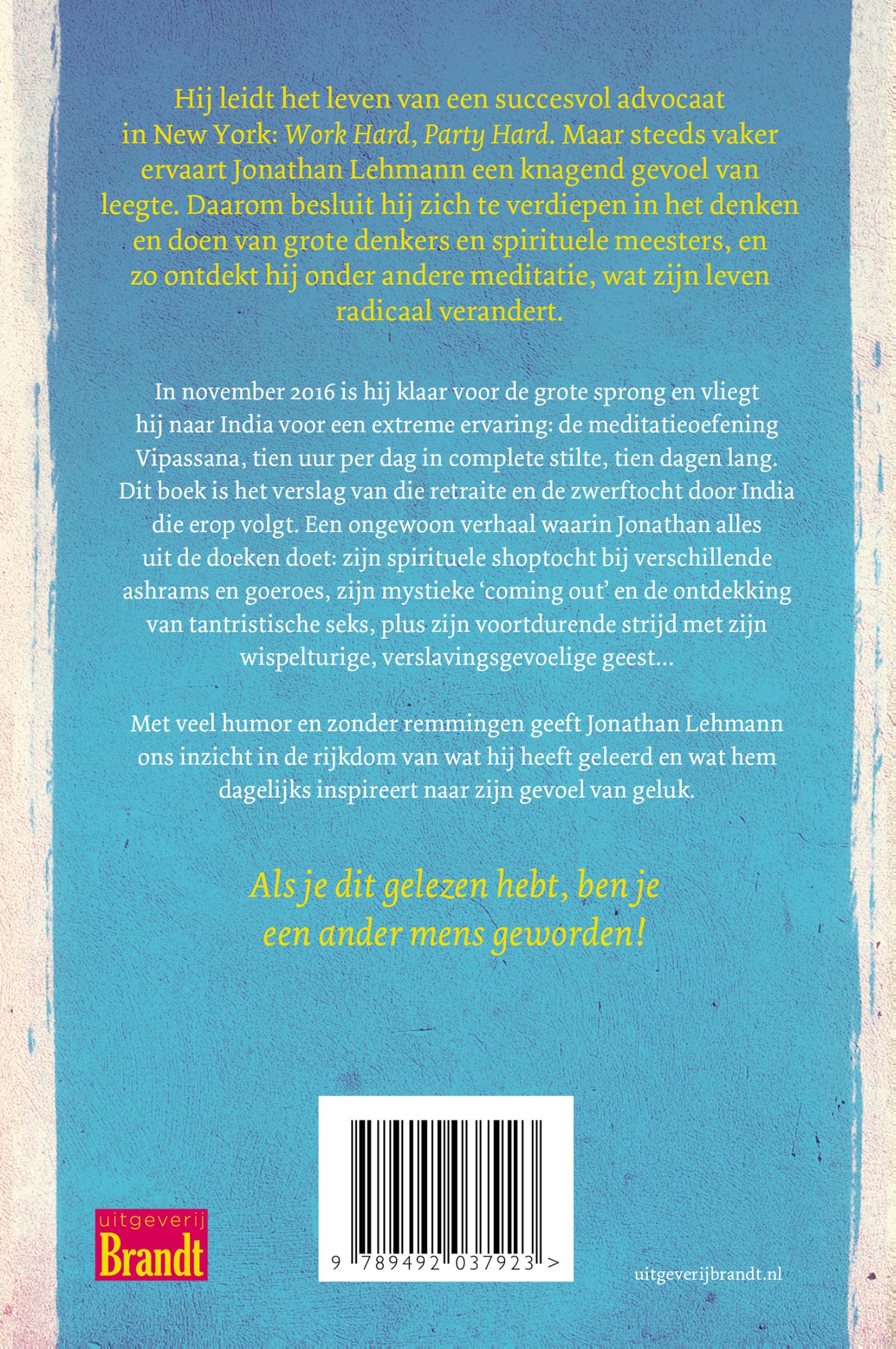 Achterkant van Dagboek van een gelukstoerist