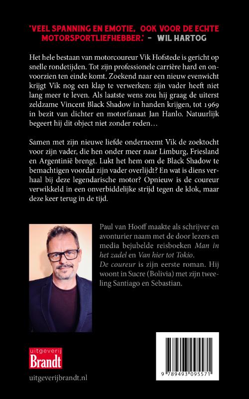 Achterkant van De coureur