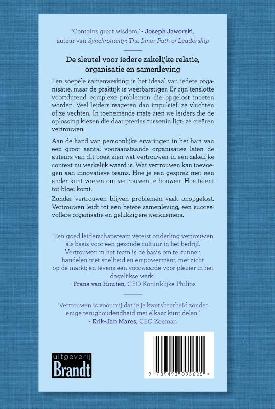Achterkant van Waarom zou ik je moeten vertrouwen?