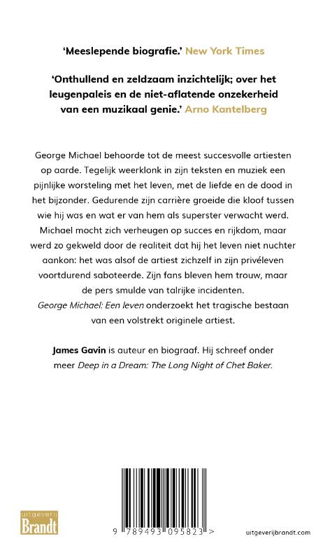 Achterkant van George Michael
