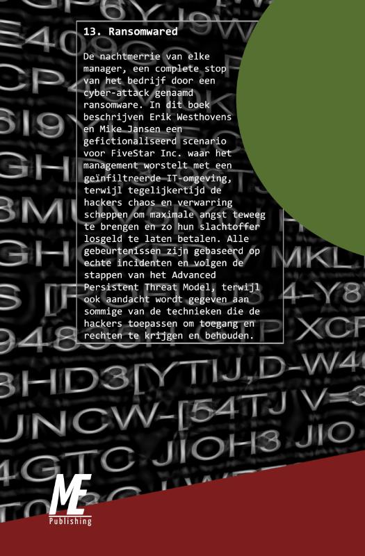 Achterkant van 13. Ransomwared