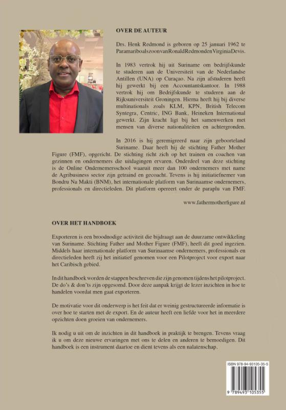 Achterkant van Handboek voor export naar Caribisch gebied