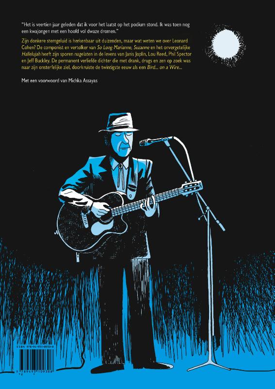 Achterkant van Leonard Cohen