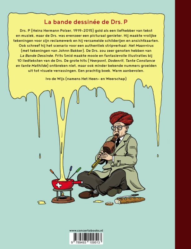 Achterkant van La bande dessinée de Drs. P