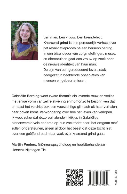 Achterkant van Knarsend grind