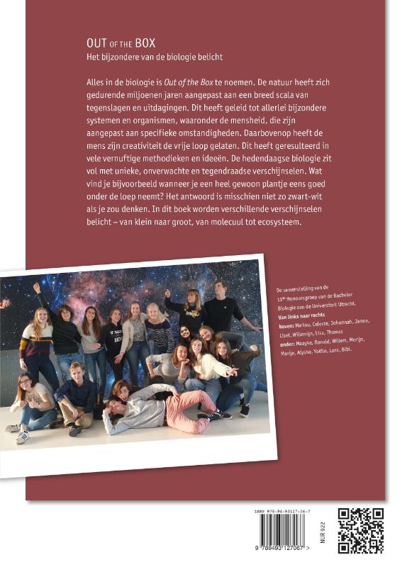 Achterkant van Out of the Box