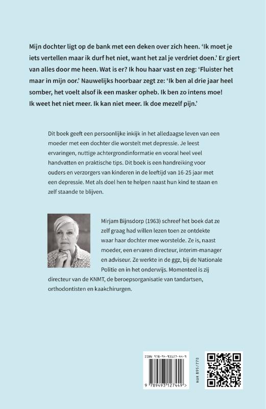 Achterkant van Help! Mijn kind heeft een depressie