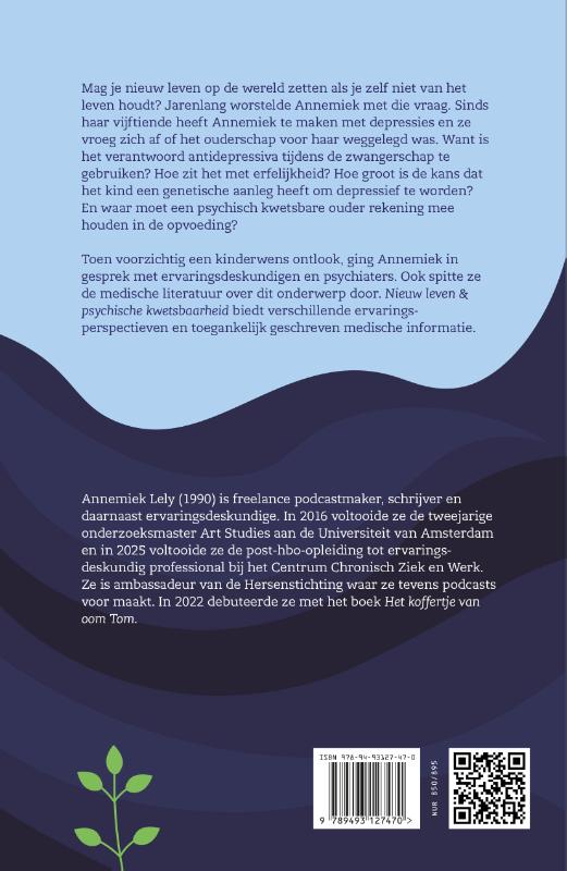 Achterkant van Nieuw leven & psychische kwetsbaarheid
