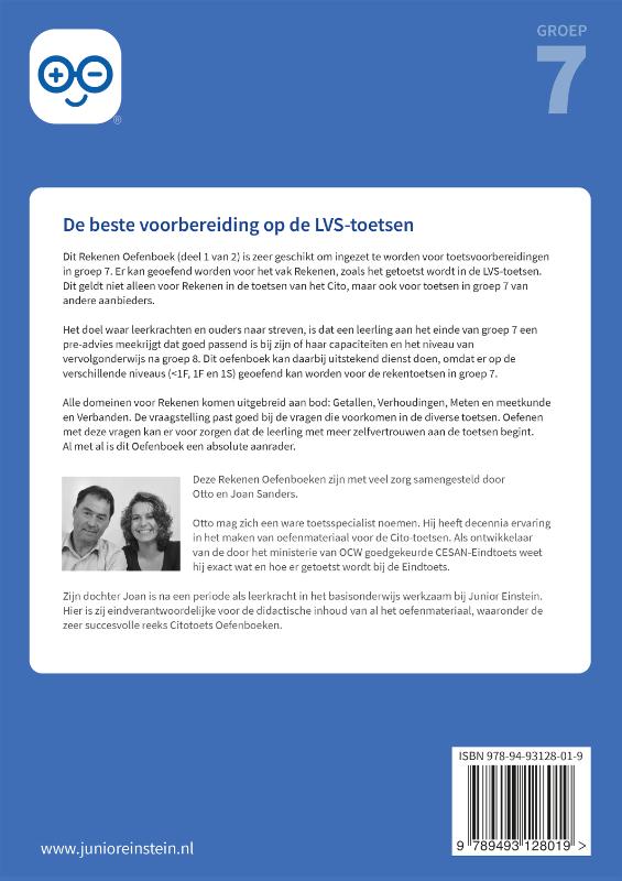 Achterkant van 1 groep 7