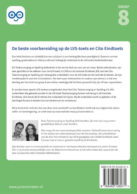 Achterkant van geschikt voor de LVS-toets 3.0 (M8) en de Cito Eindtoets (E8