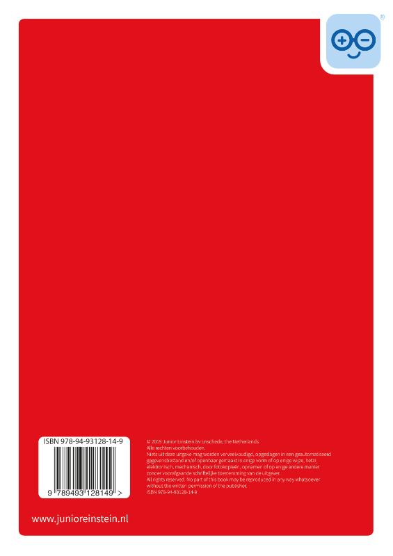 Achterkant van Werkboek Woordbenoemen Grammatica deel 2 Groep 5 en 6