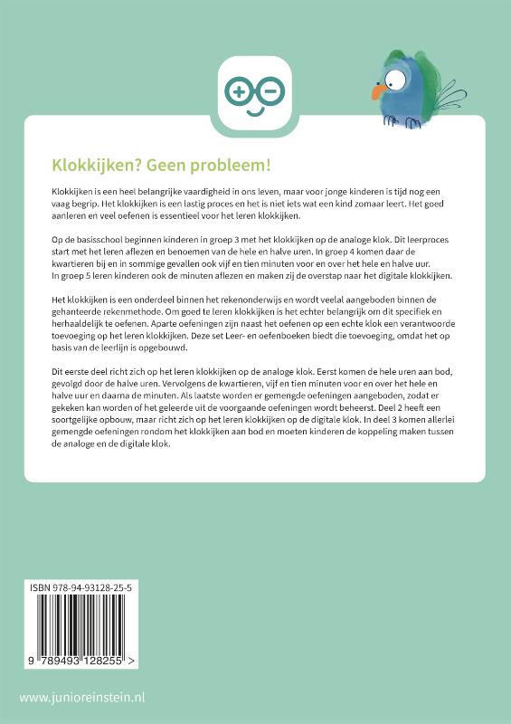 Achterkant van Leer- en oefenboek