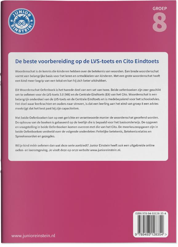 Achterkant van Oefenboek