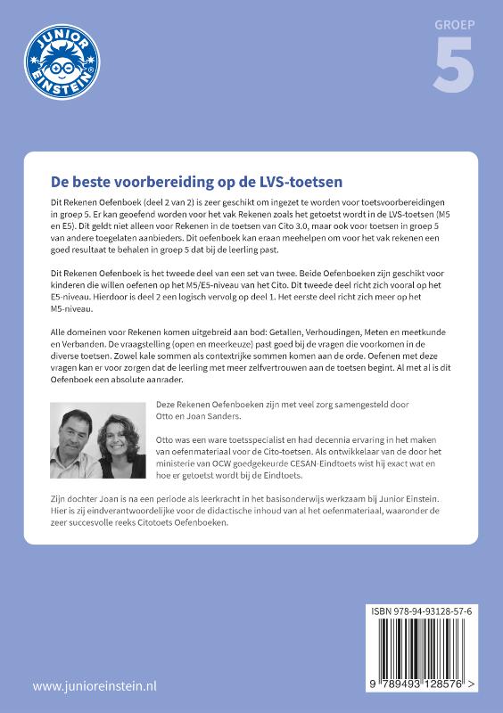 Achterkant van Oefenboek