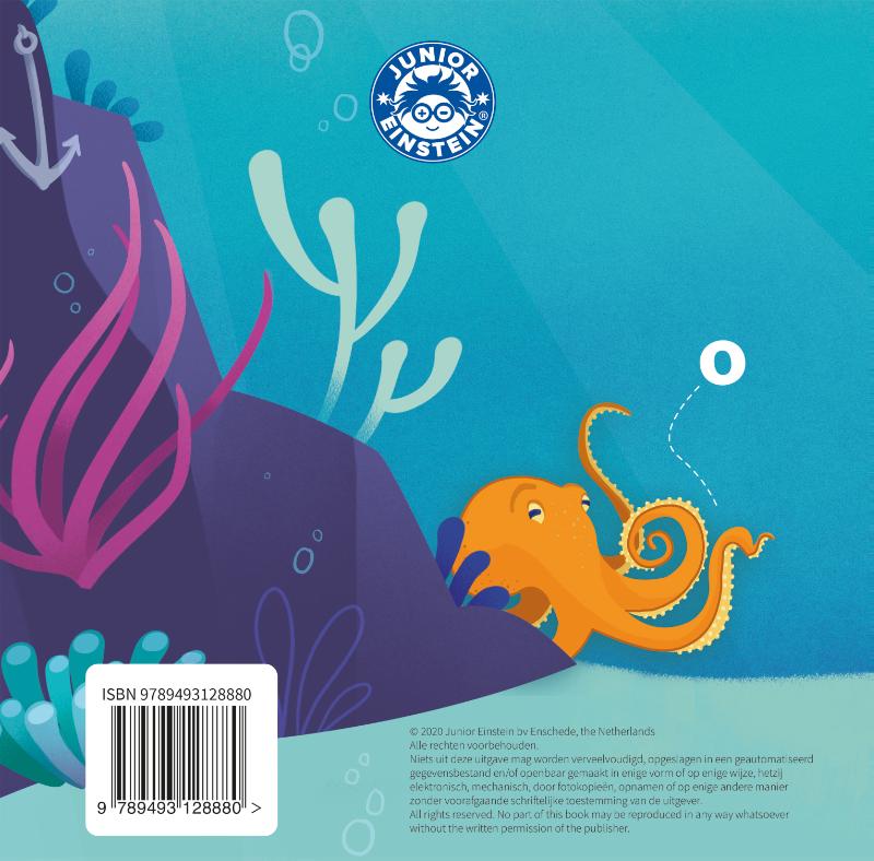 Achterkant van Het grote Junior Einstein doeboek voor kleuters