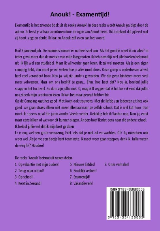 Achterkant van Anouk!
