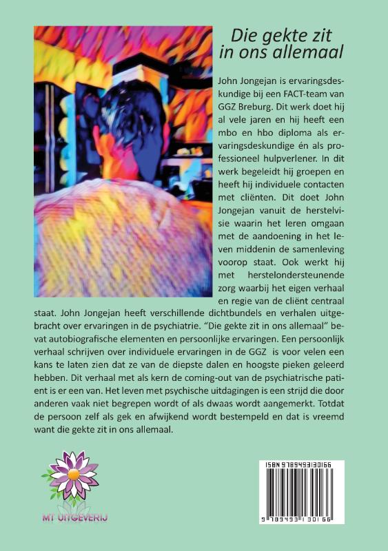 Achterkant van Die gekte zit in ons allemaal