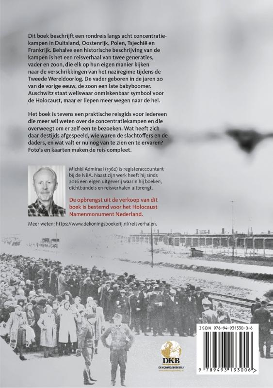 Achterkant van Langs de wegen naar de hel