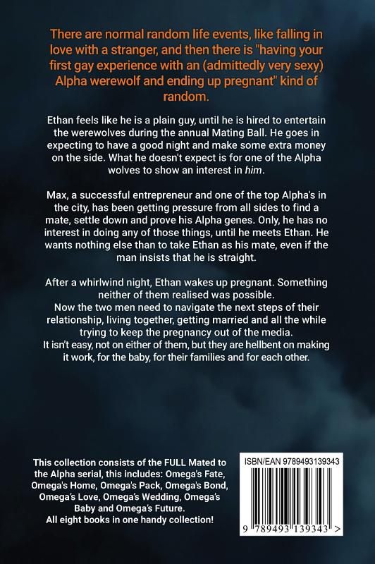 Achterkant van Mated to the Alpha: Full Collection