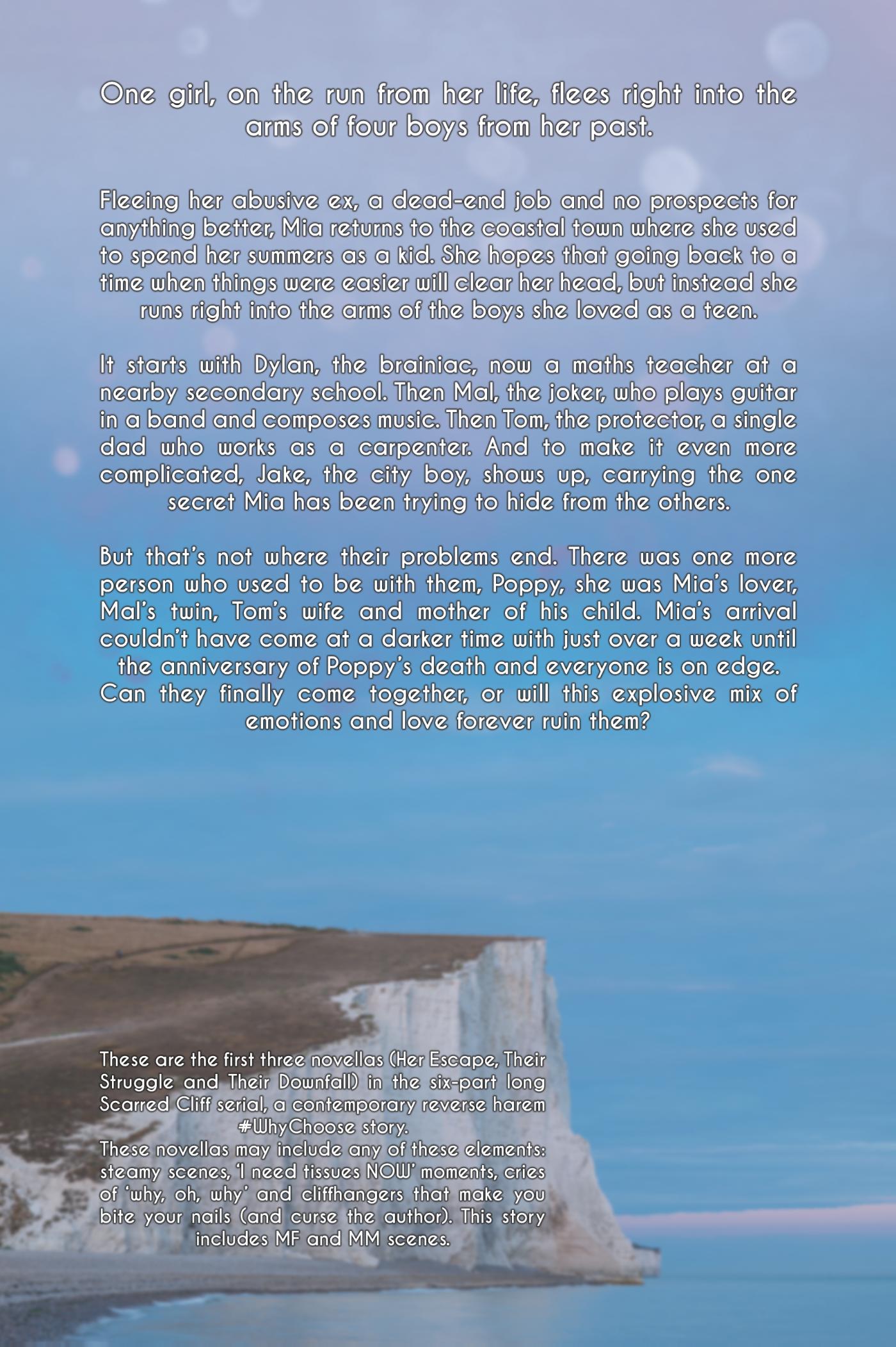 Achterkant van Scarred Cliff Collection 1