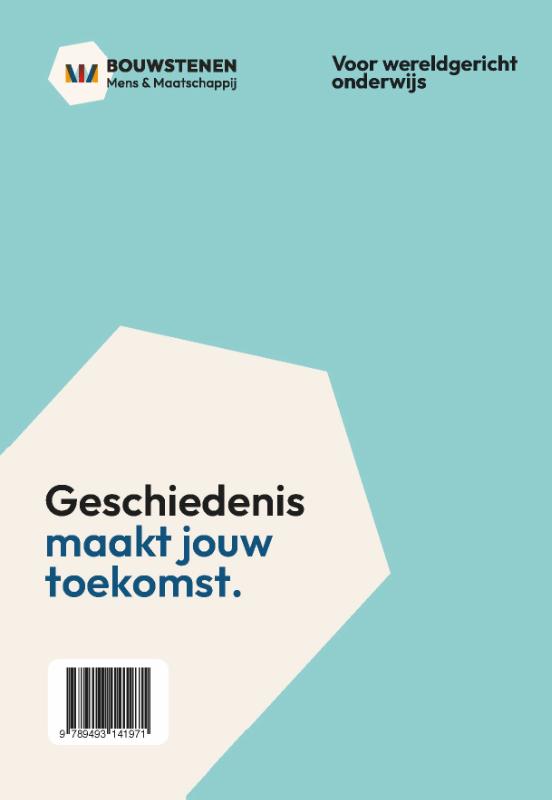 Achterkant van leerwerkboek
