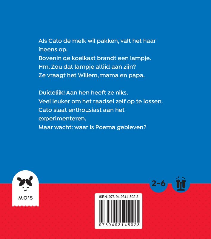 Achterkant van Cato en het lampje