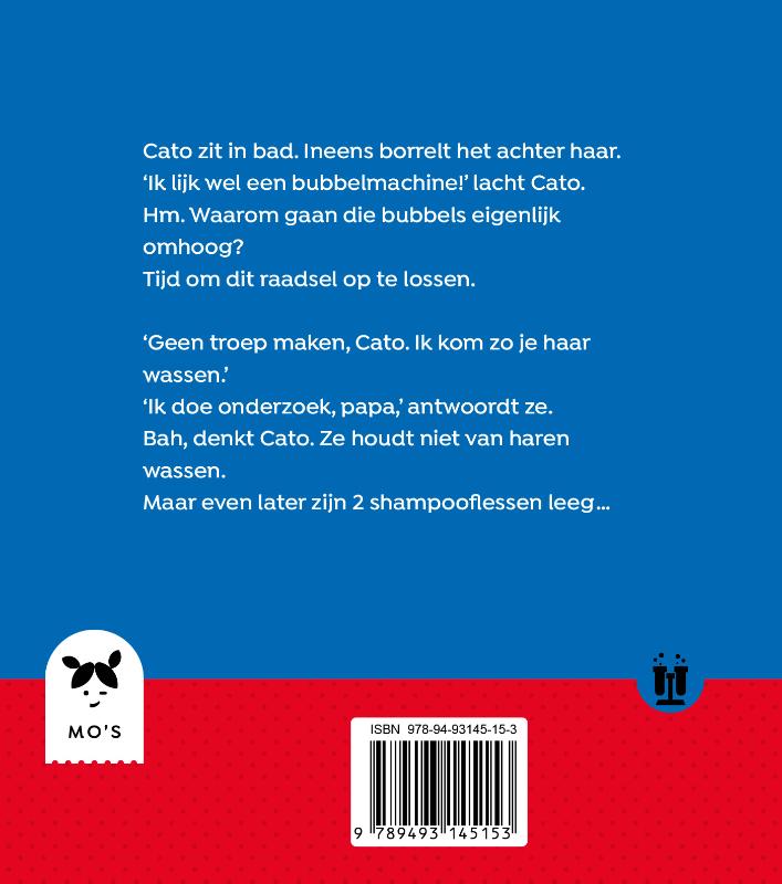 Achterkant van Cato en de scheet