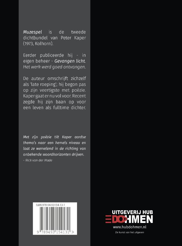 Achterkant van Muzespel