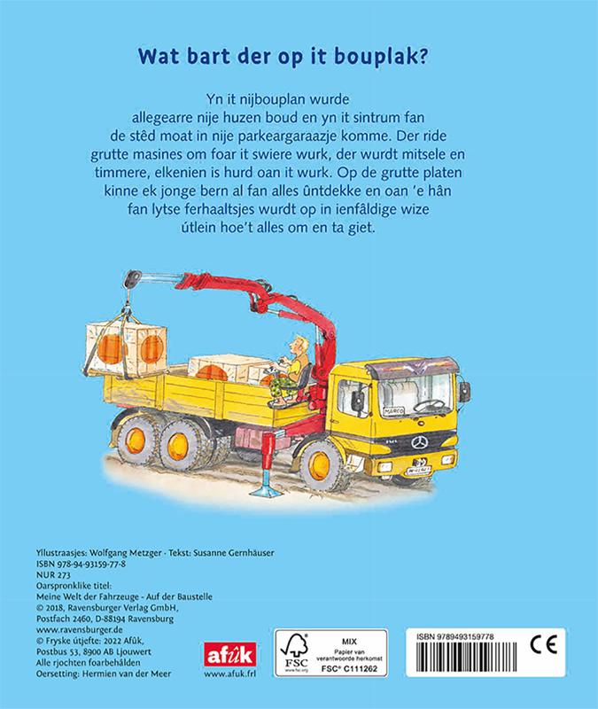 Achterkant van Op it bouplak