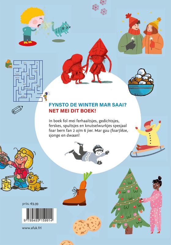 Achterkant van Winterboek