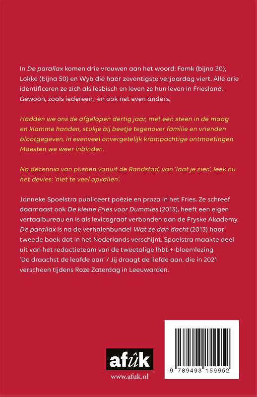 Achterkant van De parallax