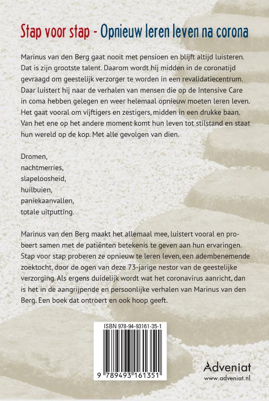 Achterkant van Stap voor stap