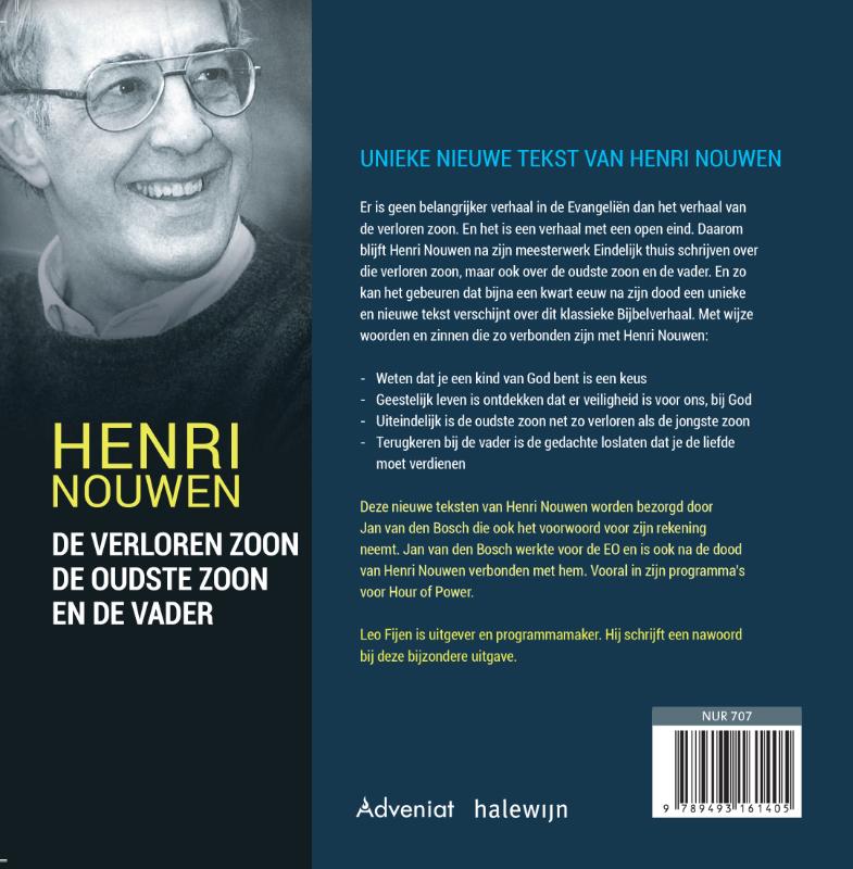 Achterkant van De verloren zoon, de oudste zoon en de vader