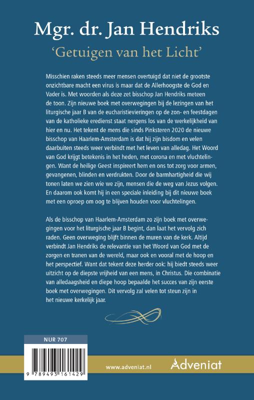 Achterkant van Getuigen van het Licht