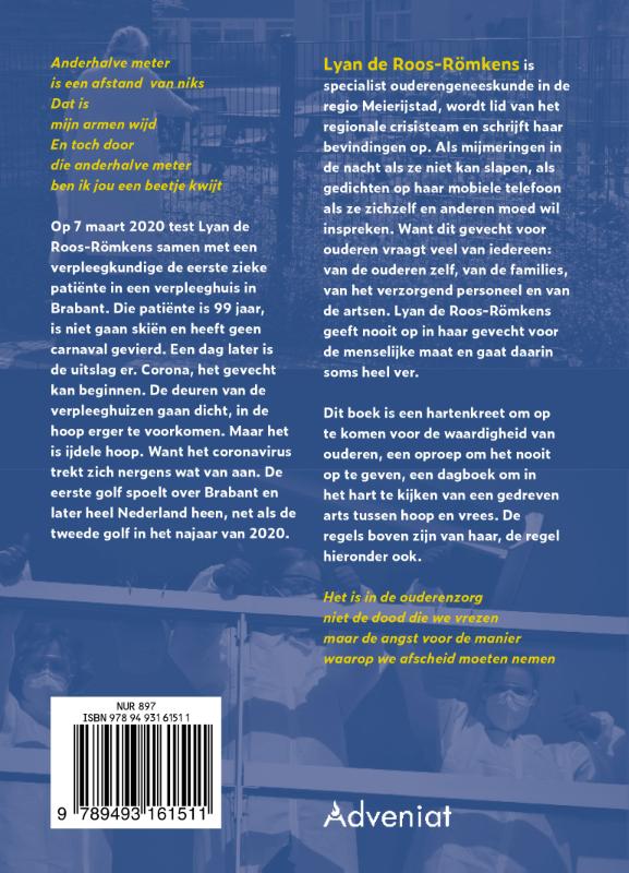 Achterkant van Vechten voor ouderen in de coronacrisis