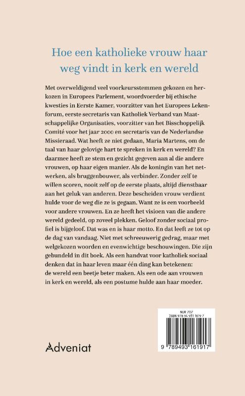 Achterkant van Maria in kerk en politiek