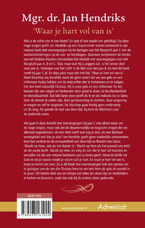 Achterkant van Waar je hart vol van is