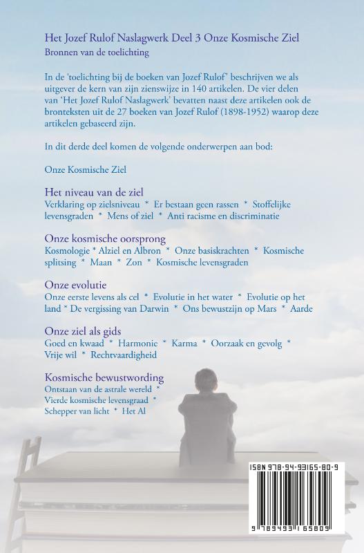 Achterkant van 3 Onze Kosmische Ziel