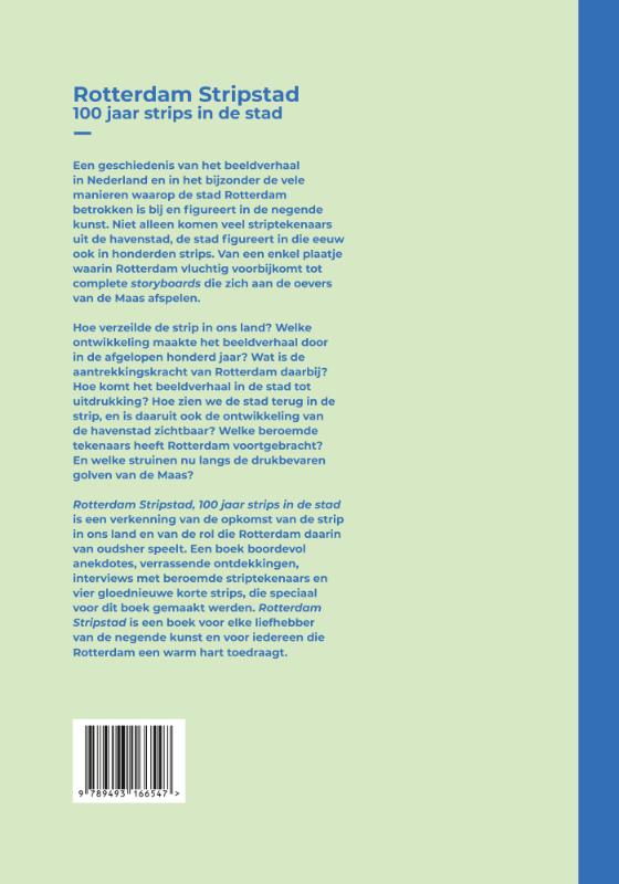 Achterkant van Rotterdam Stripstad
