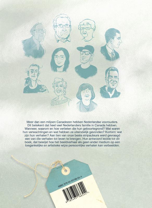 Achterkant van Bestemming: Canada
