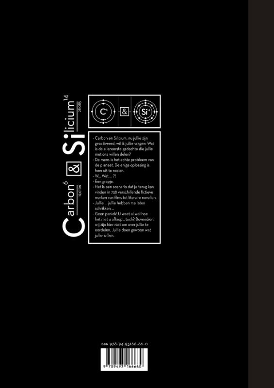 Achterkant van Carbon & Silicium