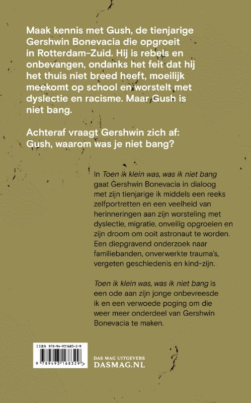 Achterkant van Toen ik klein was, was ik niet bang