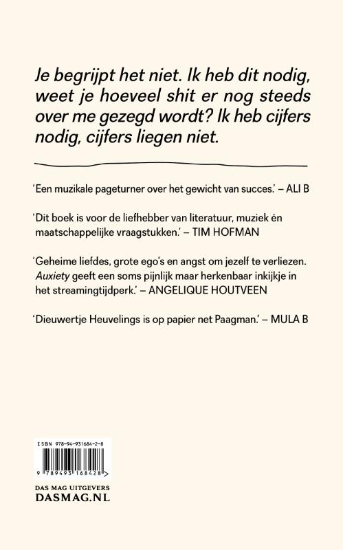 Achterkant van Auxiety