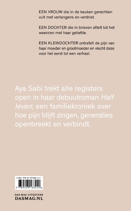 Achterkant van Half leven