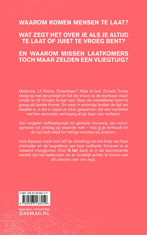 Achterkant van Te laat