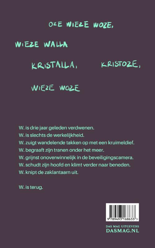 Achterkant van W.